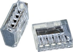 5 Port Push-In Connectors Grey 500/bag