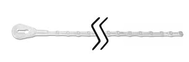 Beaded Cable Tie - Natural 2