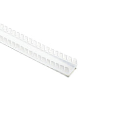 HellermannTyton FPG Grommet, Panel Thickness 0.319''-0.382'', PE, Natural, 82ft/pkg