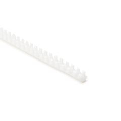 HellermannTyton FTA Grommet, Panel Thickness 0.016''-0.051'', PTFE, Natural, 9.7ft/pkg