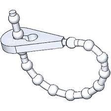 Beaded Cable Tie - Natural 3