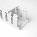 HellermannTyton 181-15213 Slotted Wall Wiring Duct, 1.5" X 2", Adhesive, PVC, White, 120ft/Carton