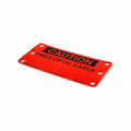 HellermannTyton FOM-175 Fiber Optic Cable Marker, 3.5" x 1.75", Polyethylene, Orange, 25/pkg