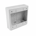 HellermannTyton TSRPW-JBD Dual Gang Junction Box, 1-1/2" Deep, PVC, White, 1/bag