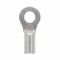 12-10 AWG Non-Insulated #10 Stud Ring Terminal - Butted Seam 100/Bag