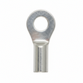 12-10 AWG Non-Insulated #8 Stud Ring Terminal - Butted Seam 100/Bag