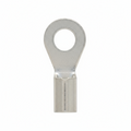 16-14 AWG Non-Insulated #6 Stud, Bare Butted Seam #6 Ring Terminals, 100/bag