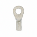 16-14 AWG Non-Insulated #8 Stud, Bare Butted Seam #8 Ring Terminals, 100/bag