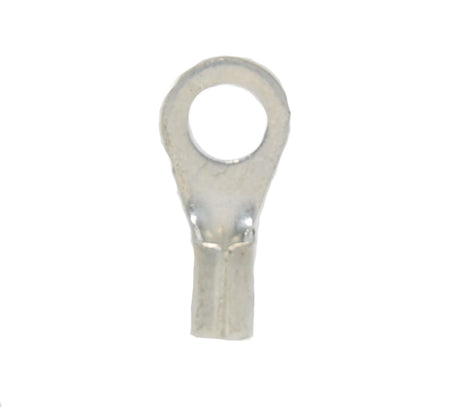 16-14 AWG Non-Insulated #10 Stud, Bare Butted Seam #10 Ring Terminals, 100/bag