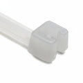 HellermannTyton 109-00130 Q Tie, 9.8" Long, 30lb Tensile Strength, PA66HS, Natural, 100/pkg
