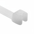 HellermannTyton 109-00142 Q Tie, 16.5" Long, 120lb Tensile Strength , PA66HS, Natural, 100/Bag
