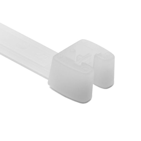 HellermannTyton 109-00142 Q Tie, 16.5" Long, 120lb Tensile Strength , PA66HS, Natural, 100/Bag
