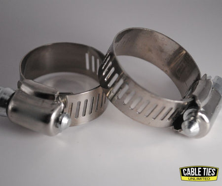 #10P Stainless Steel Hose Clamp w/ Zinc Plated Screw 10/box
