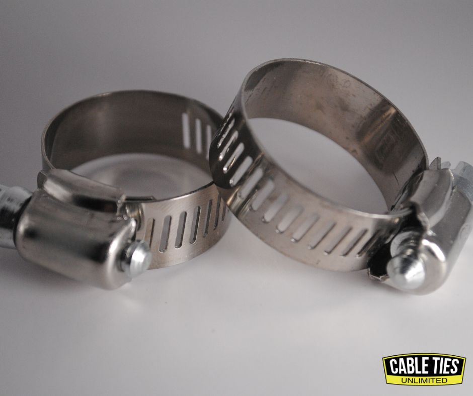 #16P Stainless Steel Hose Clamp w/ Zinc Plated Screw 10/box