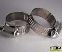 #16P Stainless Steel Hose Clamp w/ Zinc Plated Screw 10/box