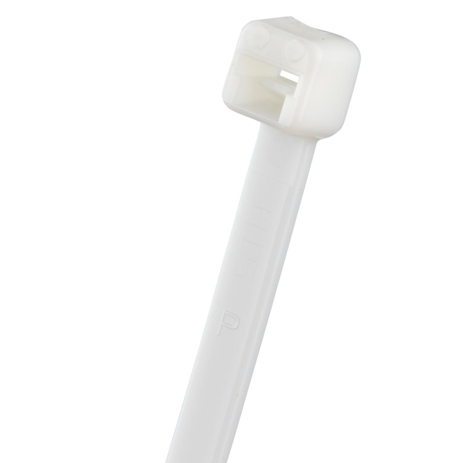Panduit 4" 18lb. White Pan-Ty® Locking Cable Ties 1000/bag Part # PLT1M-M10