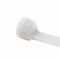 HellermannTyton T18R9M4 Standard Cable Tie, 4" Long, UL Rated, 18lb Tensile Strength, PA66, Natural, 1000/pkg
