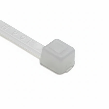 HellermannTyton T18S9M4 Standard Cable Tie, 3.3" Long, UL Rated, 18lb Tensile Strength, PA66, Natural, 1000/pkg