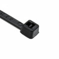 HellermannTyton T18S0M4 Standard Cable Tie, 3.3" Long, UL Rated, 18lb Tensile Strength, PA66, Black, 1000/pkg