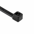 HellermannTyton T30XL0M4 Standard Cable Tie, 14" Long, UL Rated, 30lb Tensile Strength, PA66, Black, 1000/pkg