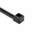 HellermannTyton T40I0C2 Standard Cable Tie, 11.6" Long, UL Rated, 40lb Tensile Strength, PA66, Black, 100/pkg