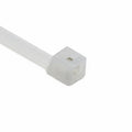 HellermannTyton T40I9C2 Standard Cable Tie, 11.6" Long, UL Rated, 40lb Tensile Strength, PA66, Natural, 100/pkg