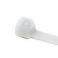 HellermannTyton T50I9M4 Standard Cable Tie, 12" Long, UL Rated, 50lb Tensile Strength, PA66, Natural, 1000/pkg