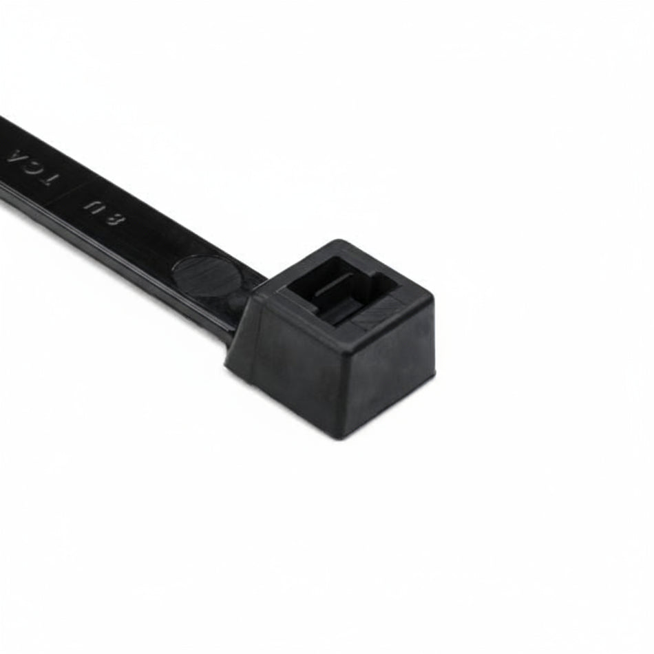 HellermannTyton T150L0X2 Heavy Duty Cable Tie, 32.3" Long, UL Rated, 175lb Tensile Strength, PA66, Black, 25/pkg