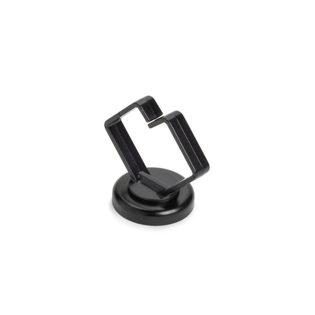 Magnetic Clip, Large, 1", Neodymium Magnet/POM/ST, 15lb Pull Force, Black, 100/bg