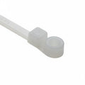 HellermannTyton T30MR9M4 Screw-Mount Cable Tie, 6.3" Long, #8 Screw, 1.3" Max Bundle Dia, 30lb, PA66, Natural, 1000/pkg