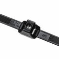 HellermannTyton DCT90HIRK2 Dual Clamp Tie, 13" Long, .25" Stud Dia, 1.30" Max Bundle Dia, 150lb, PA66HIRHSUV, Black 50/pkg