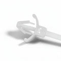 HellermannTyton T18RWPM9M4 Push Mount Arrowhead Tie Wings, 4.5"L, 18lb, 0.06"–0.13" Panel Thickness, PA66, Natural, 1000/pkg