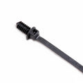 HellermannTyton T50RTM25E8HM4 1-Piece Cable Tie/Fir Tree Mount With Disc, 8"L, .25"–.28" Mounting Hole, PA66HIRHS, Gray, 1000/pkg