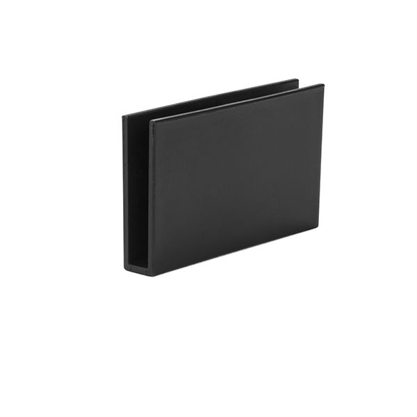 HellermannTyton 133-01476 Mini-Channel, 1.97" Long, Straight, PPT20, Black, 3000/pkg