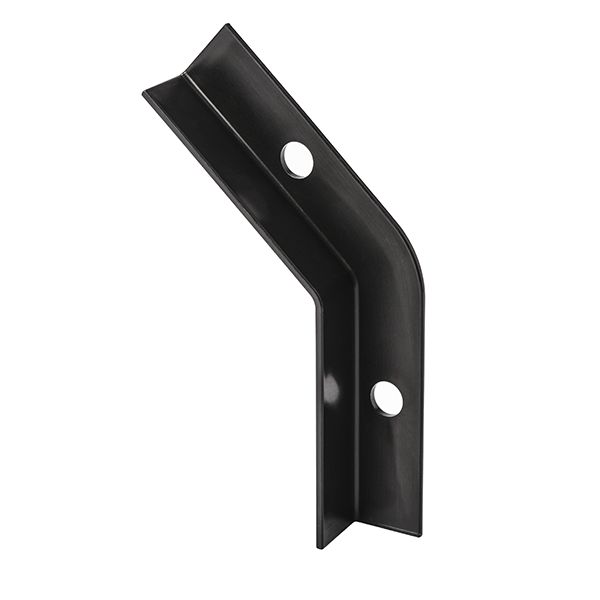 HellermannTyton 133-01478 Mini-Channel, 3.53" Long, 45 Degree Angle, Large, PPT20, Black, 900/pkg