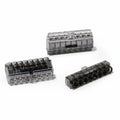 HellermannTyton 148-90041 HelaCon Plus Mini, Push-In Style Wire Connector, Double Spring, 8-Port, (PC), Black, 50/pkg