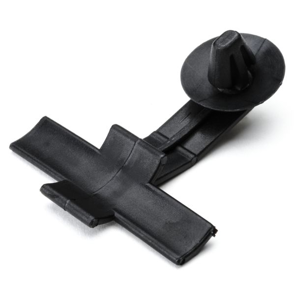 HellermannTyton 150-45397 Standoff Bundling Clip, 1.6" Long, Panel Thickness .02"–.07", PA66HIRHS, Black, 500/box