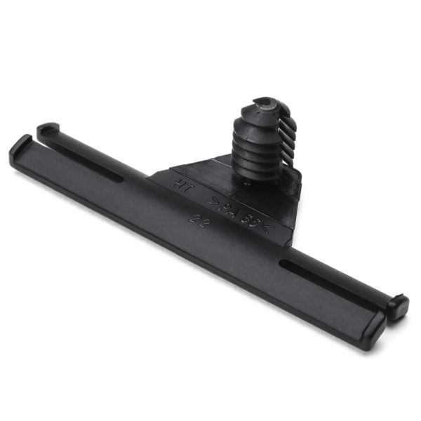 HellermannTyton 151-00074 Standoff Bundling Clip, 2.2" Long, Panel Thickness .02"–.03", PA66HIRHS, Black, 500/box