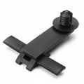 HellermannTyton 151-00080 Standoff Bundling Clip, 1.7" Long, .25"–.28" Panel Thickness, PA66HS, Black, 500/pkg