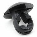 HellermannTyton PBM0C2 Push-Button Cable Tie Mount, .25" Hole Dia, .12" Max Panel, .2" Max Tie Width, PA66, Black, 100/pkg 