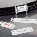 HellermannTyton IMP2.510C2 Identification Marker Plate, 2.5" x .75", Nylon, White, 100/pkg