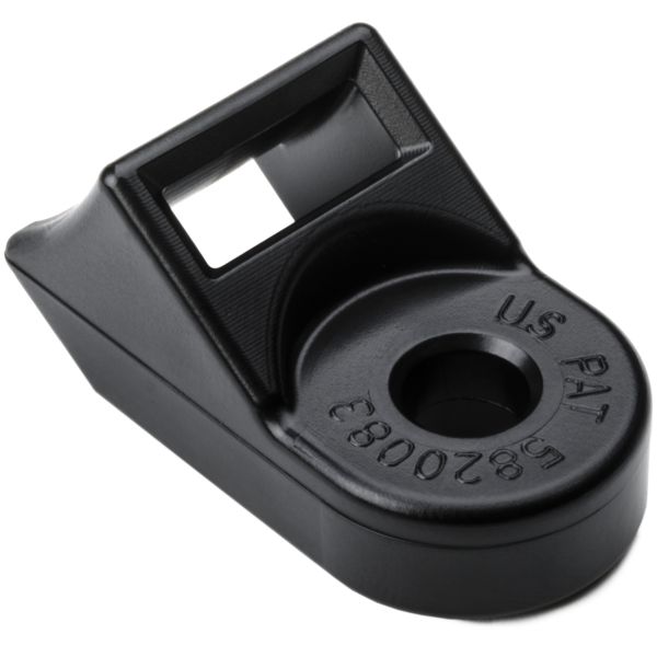 HellermannTyton HDM250HIRC2 Standard Torque Cable Tie Mount, Mtg Hole Dia. 0.25", Max Torque 115.0 in lbs, PA66HIRHSUV, Black, 100/pkg