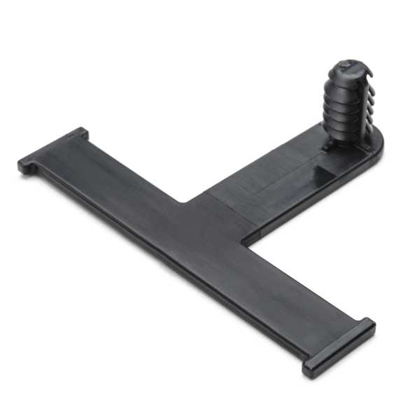 HellermannTyton 151-00629 Standoff Bundling Clip, 2.2" Long, Panel Thickness 0.03"–0.22", PA66HIRHS, Black, 3000/box