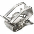 HellermannTyton 151-00982 Heavy Duty Metal Edge Clip, 1–3mm Panel Thickness, 5–7.6mm Cable Range, SS304, 100/bag