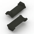 HellermannTyton 151-01531 Ratchet P-Clamp Size B Soft Insert, Thermoplastic Elastomer, 100/bag