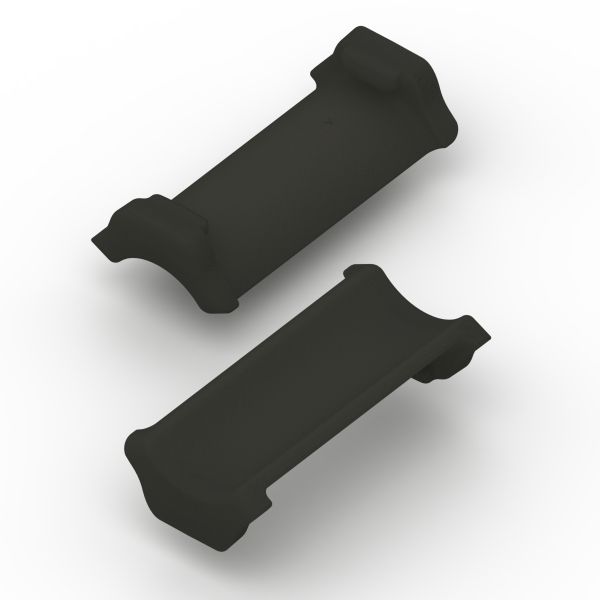HellermannTyton 151-01531 Ratchet P-Clamp Size B Soft Insert, Thermoplastic Elastomer, 100/bag