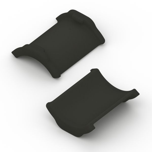 HellermannTyton 151-01532 Ratchet P-Clamp Size C Soft Insert, Thermoplastic Elastomer, 100/bag