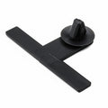 HellermannTyton 151-02600 Standoff Bundling Clip, 2.0" Long, .03"–.06" Panel Thickness, PA66, Black, 100/pkg