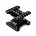 HellermannTyton 151-06500 Dual Swivel Saddle Spacer for T50-T250, Bundle Diameter 0.25 - 3.0", Black, POM, PA66HS, 2200/pkg
