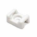 HellermannTyton CTM110C2 Cable Tie Anchor Mount, .58" x .37", .19" Hole Dia, .2" Max Tie Width, PA66, White, 100/pkg